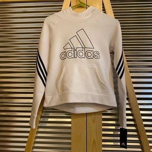 Brand new adidas white sweatshirt